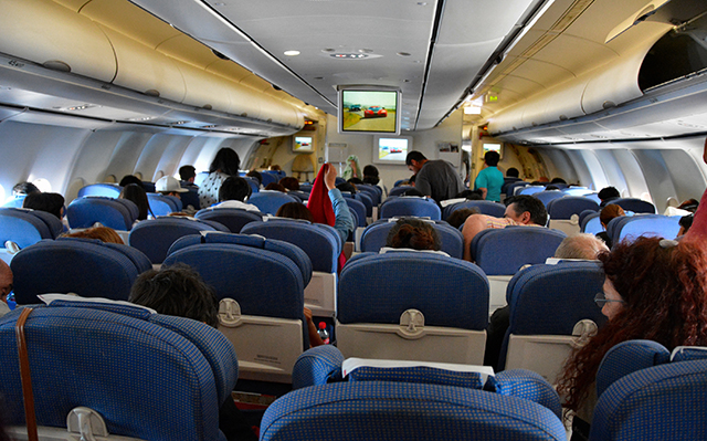 A340/600 de Iberia en vuelo Quito-Madrid. (Foto: P. Arcos)